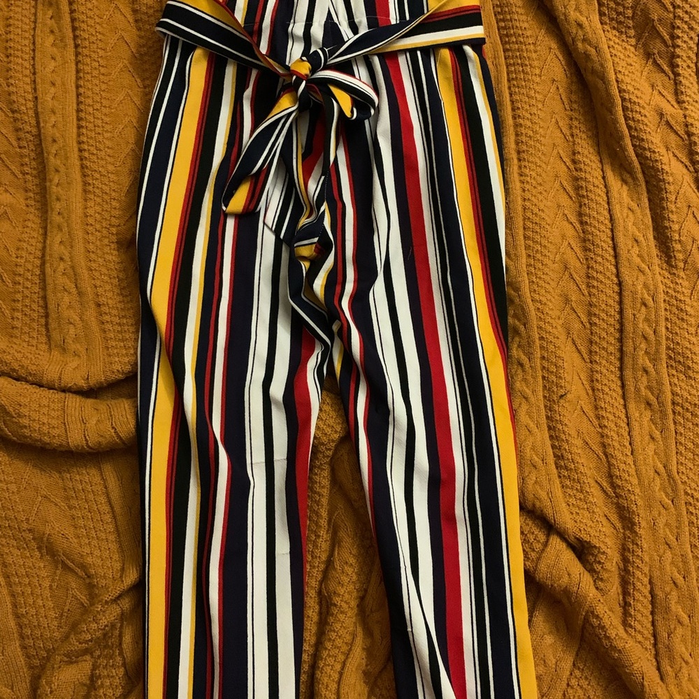 striped pants